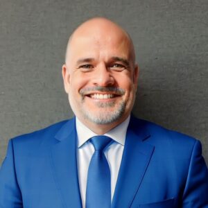 French Instructor Gabe teaching a corporate class to excecutives in D.C.